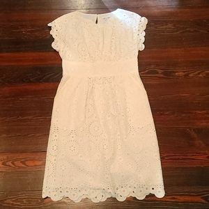 Shoshanna Eyelet White Dress